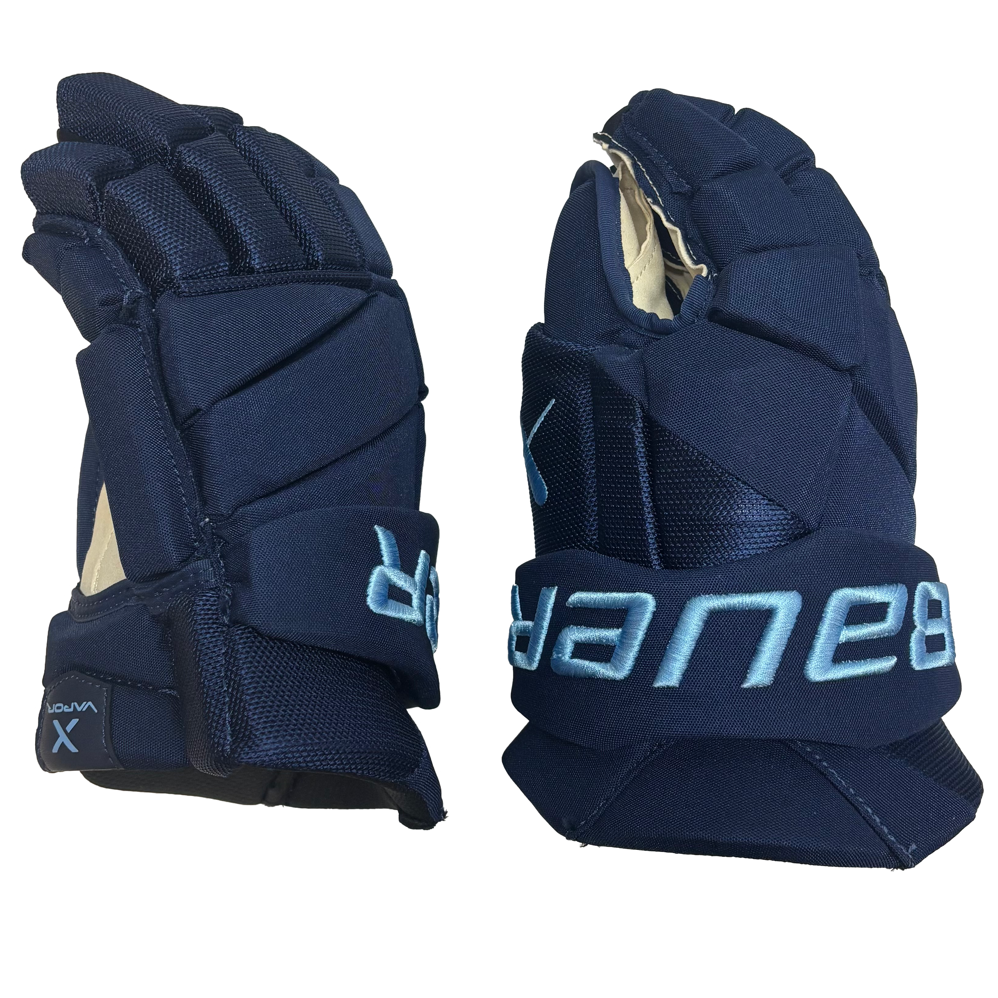 Bauer Vapor Hyperlite - PWHL Pro Stock Glove - Toronto Sceptres (Navy/Powder Blue)